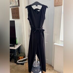 Calvin Klein Black Sleeveless Jumpsuit